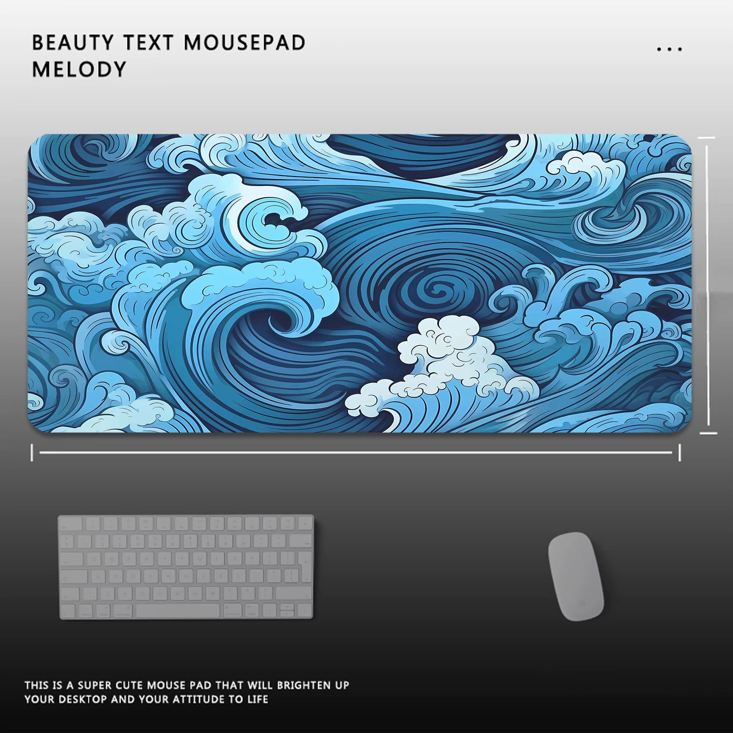 Great Wave Gaming Mousepad XXL Large Mouse Pad Locking Edge Mouse Mat Gamer Keyboards Pads Rubber Desk Mat Office Rug Gaming Mat
