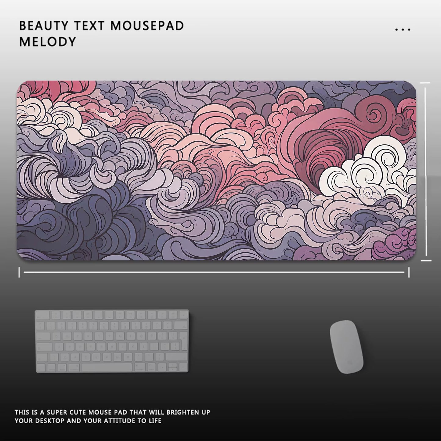 Great Wave Gaming Mousepad XXL Large Mouse Pad Locking Edge Mouse Mat Gamer Keyboards Pads Rubber Desk Mat Office Rug Gaming Mat