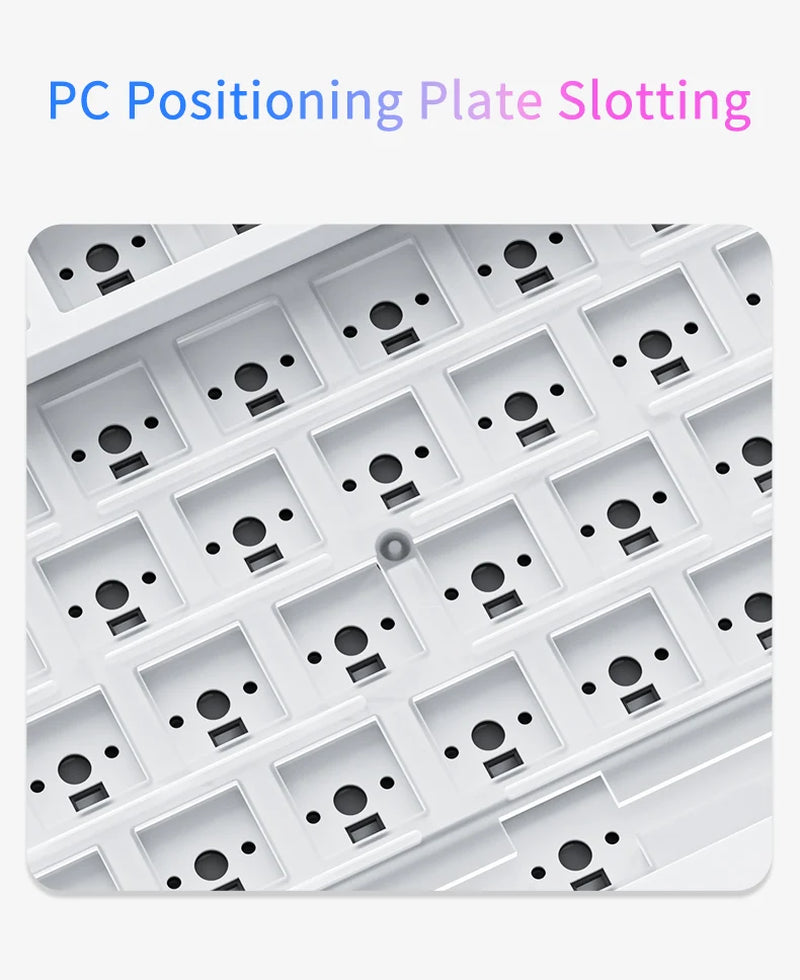 AK820 Pro Wired&Wireless Mechanical Gaming Keyboard Tri-Mode RGB Backlit Hot-Swappable Switches,70% Compact Layout,Pc/Mac