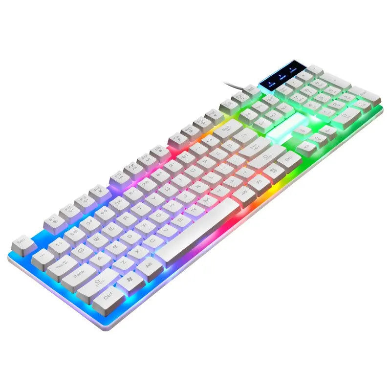 ITLY USB Wired Keyboard Set 104 Keys Backlight Gaming Keyboard Gaming for Laptop PC Computer