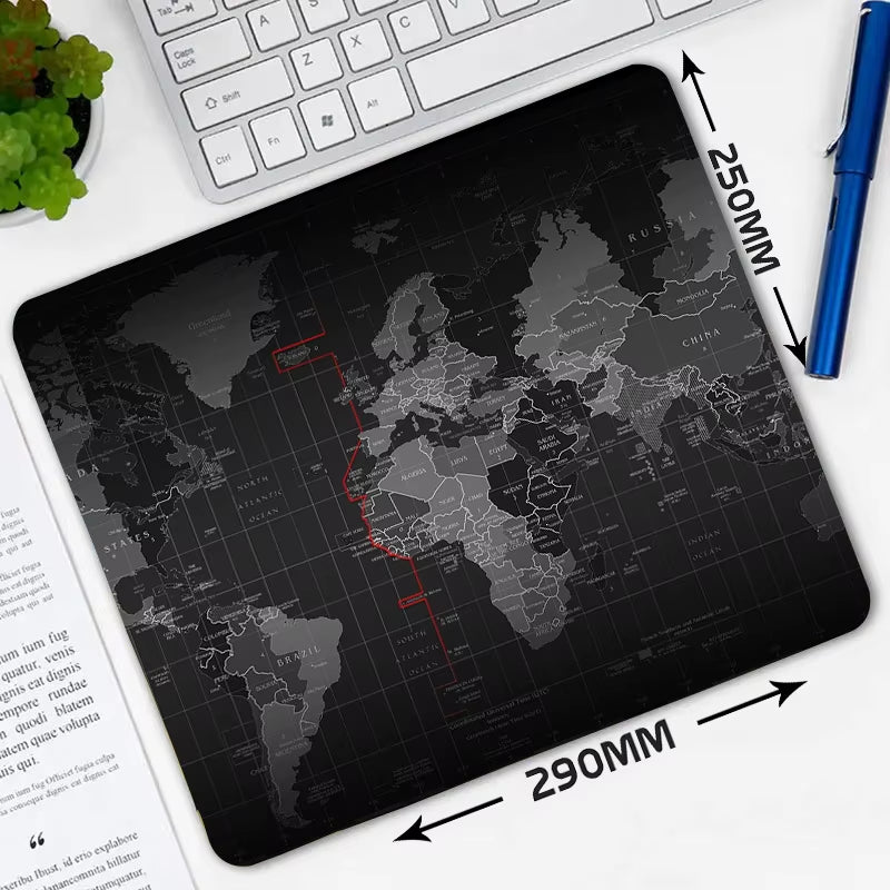 WESAPPA Mouse Pad Large Map Desk Mats XXL Gaming Mousepads Office Table Decor Keyboard Long Padding Notebook Computer Gamer Mat