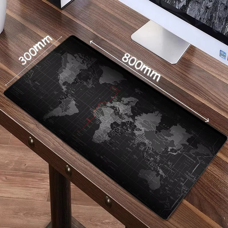 WESAPPA Mouse Pad Large Map Desk Mats XXL Gaming Mousepads Office Table Decor Keyboard Long Padding Notebook Computer Gamer Mat