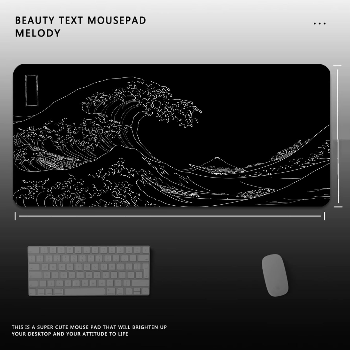 Great Wave Gaming Mousepad XXL Large Mouse Pad Locking Edge Mouse Mat Gamer Keyboards Pads Rubber Desk Mat Office Rug Gaming Mat