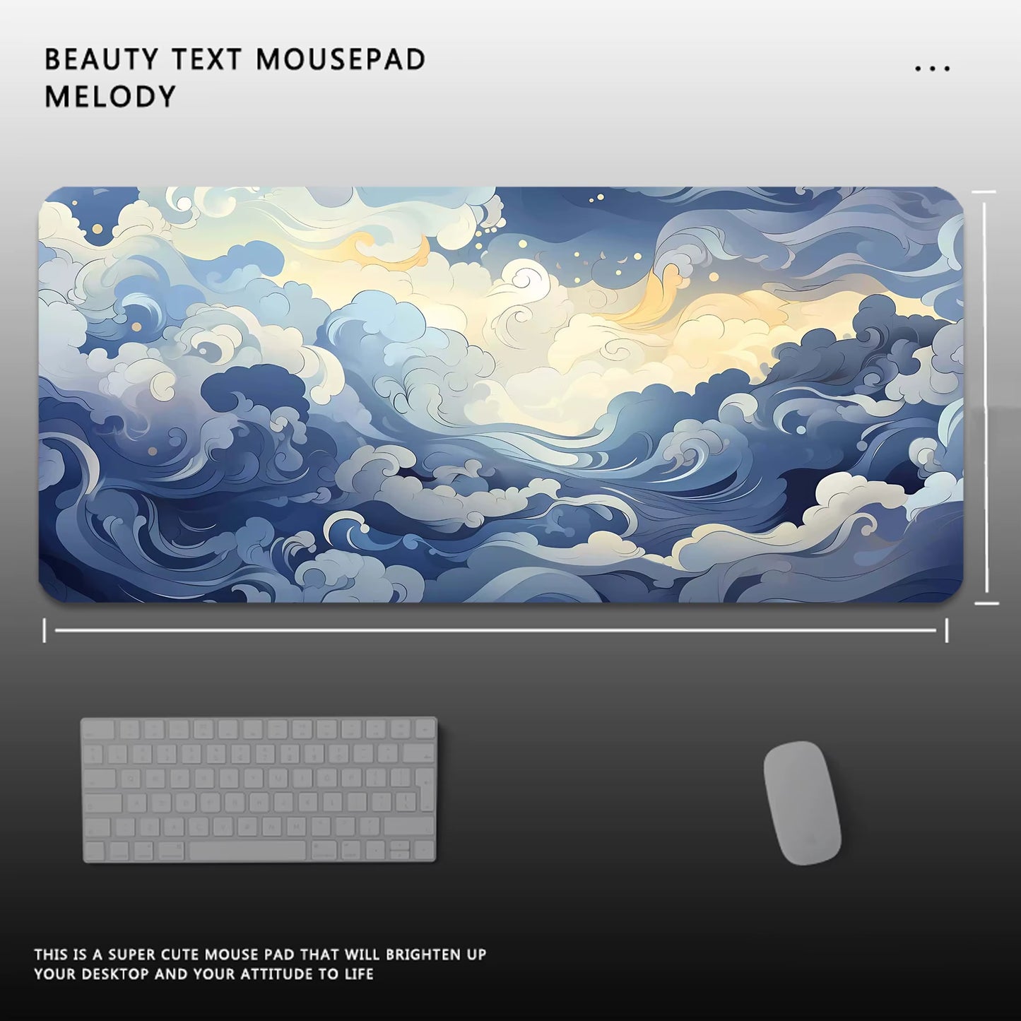 Great Wave Gaming Mousepad XXL Large Mouse Pad Locking Edge Mouse Mat Gamer Keyboards Pads Rubber Desk Mat Office Rug Gaming Mat