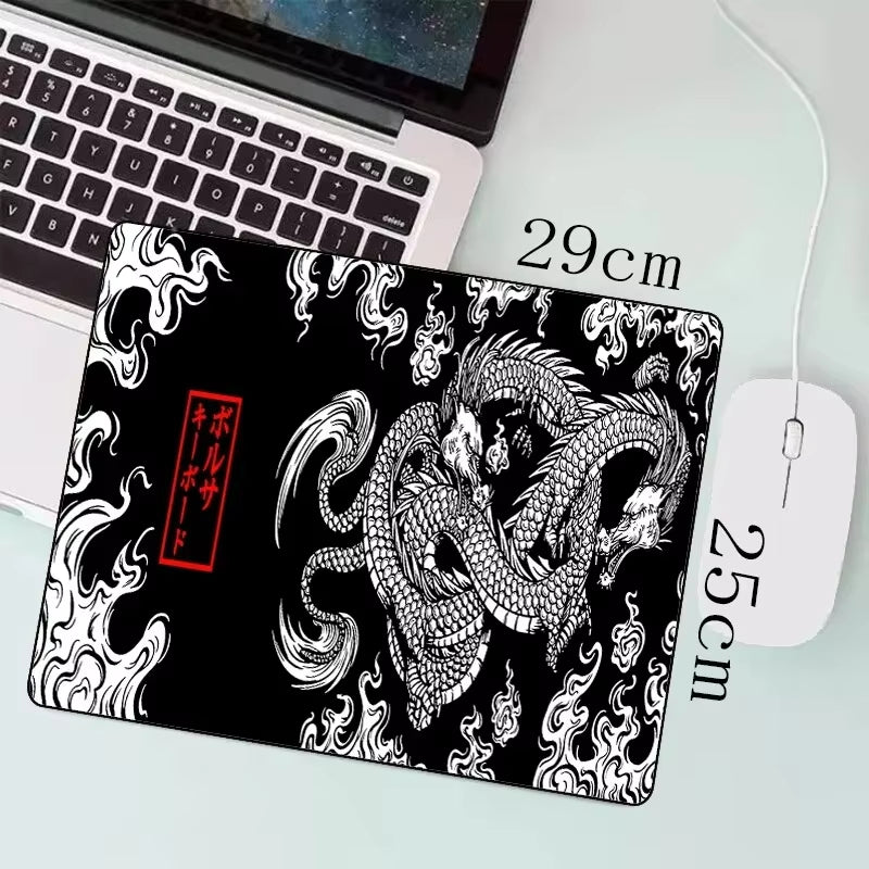 Gaming Performance Focus‌ ‌Ultra-Smooth Dragon XXL Gaming Mousepad (900X400Mm/700X300Mm) – High-Speed Cloth Surface & Anti-Slip