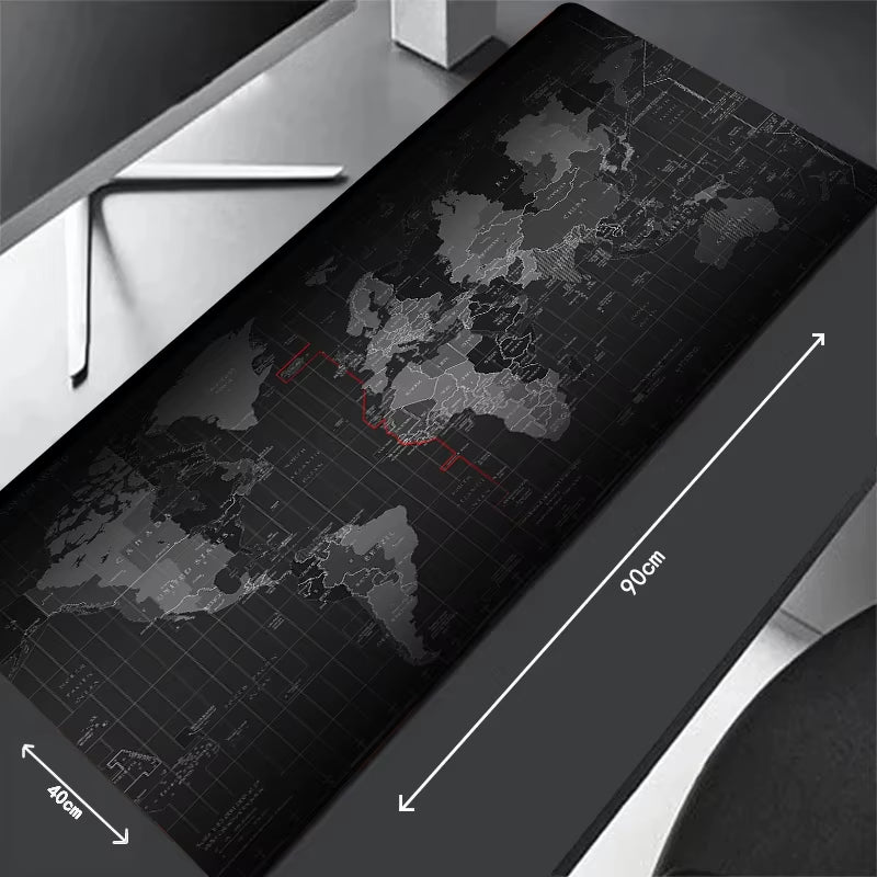 WESAPPA Mouse Pad Large Map Desk Mats XXL Gaming Mousepads Office Table Decor Keyboard Long Padding Notebook Computer Gamer Mat
